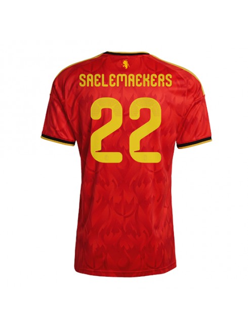 Belgien Alexis Saelemaekers #22 Heimtrikot WM 2026 Kurzarm Belgien Alexis Saelemaekers #22 Heimtrikot WM 2026 Kurzarm